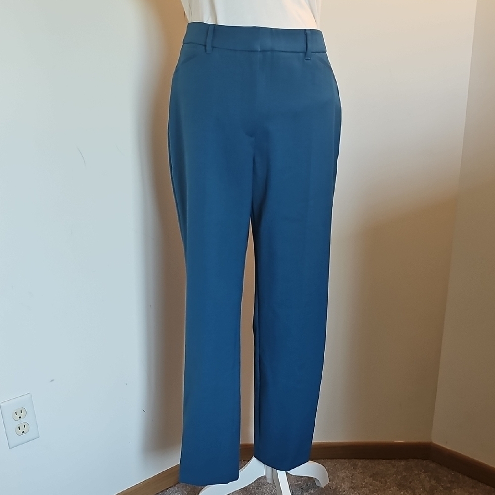 White House Black Market Teal Trousers